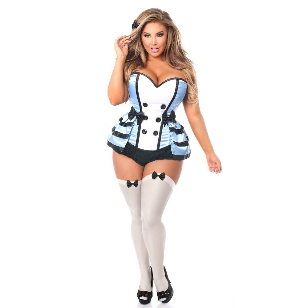 7072 Lavish 4 PC Flirty Alice Corset Costume 4X